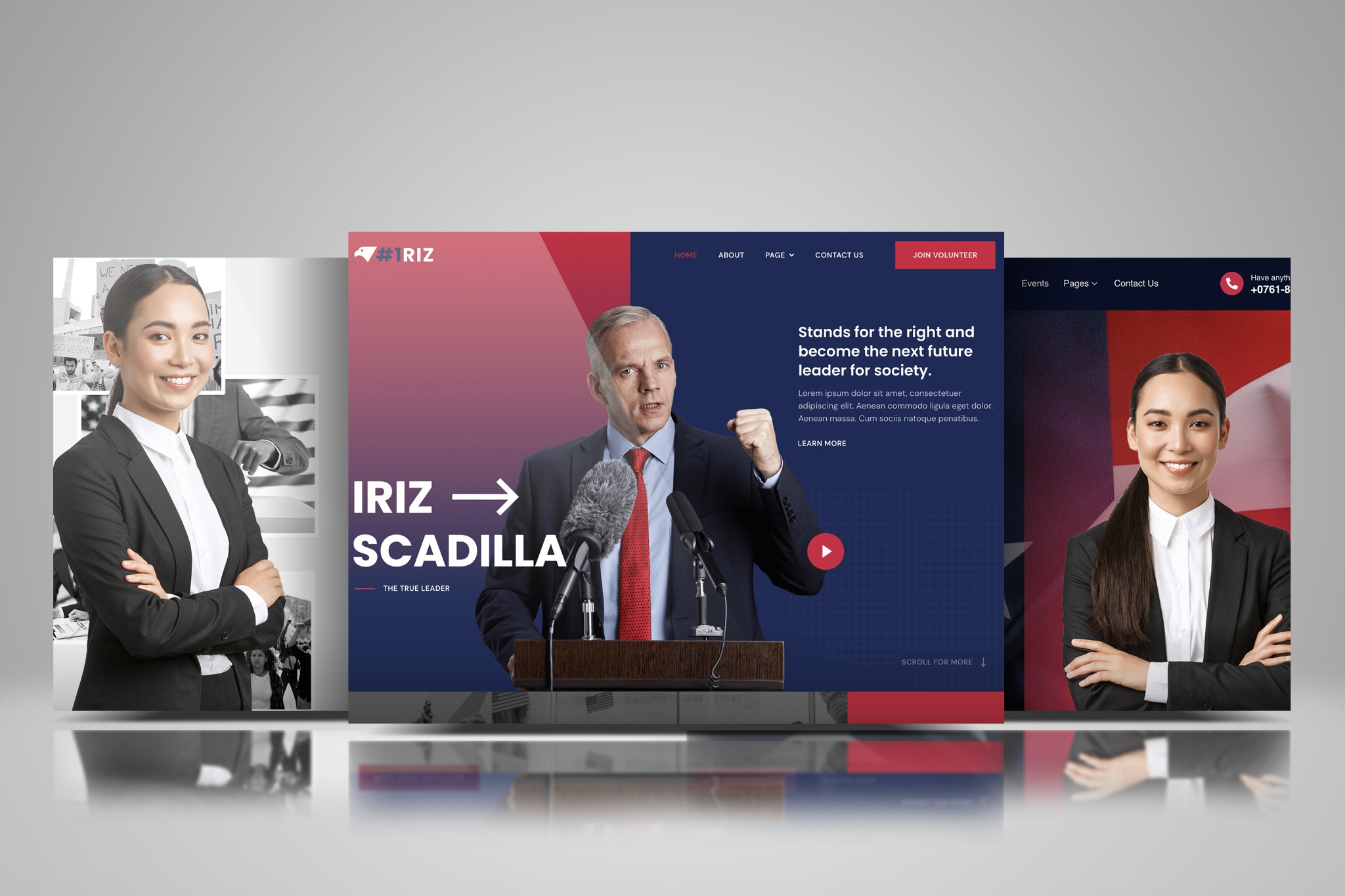 Vicariously Me Marketing government website showcase